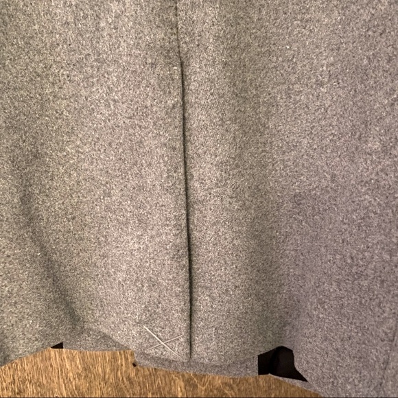 Mens H&M Wool Blend  Grey Peacoat - Picture 8 of 16